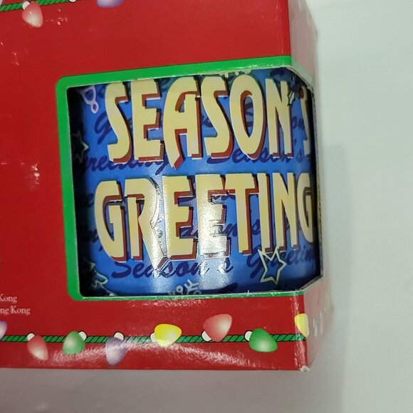 Garfield Collectible Coffee Mug Cup Seasons Greetings Xmas Ornament Set 1996 - Picture 3 of 8